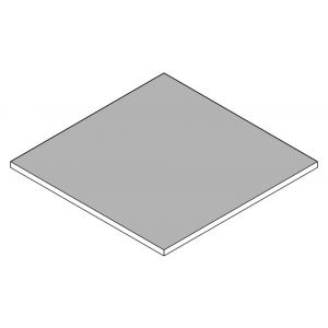 AluArt plaat 2000x1000x2 mm VOM1 aluminium geanodiseerd AL123121