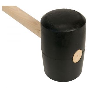 Gripline hamer rubber nummer 8 hard zwart RBP05100-0080