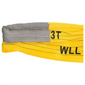 Konvox hijsband met lussen geel 3 ton 3 m LAZE1400-2021