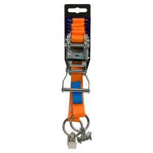 Konvox Smartlok Systeem spanband 25 mm ratel 909 fitting 5018 LC 750 daN 2 m oranje LAZE1001-0665