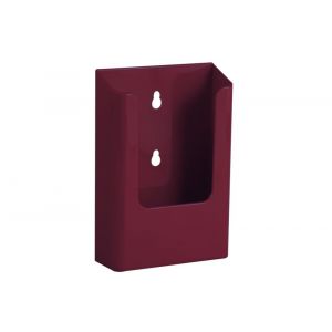 Nedco Display folderhouder wand 1/3 A4 bordeaux 20300153