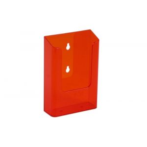 Nedco Display folderhouder wand 1/3 A4 NedNeon Orange 20300160