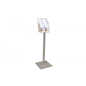 Nedco Display folderrek vloerdisplay met 1 folderhouder 6vaks 1/3 A4 portrait 24500199