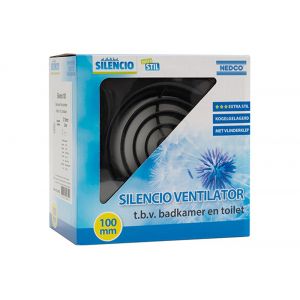 Silencio ventilator axiaal badkamer-toiletventilator Silencio 100 61400501