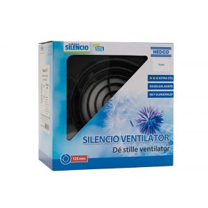 Silencio ventilator axiaal badkamer-toiletventilator Silencio 125T 61401201