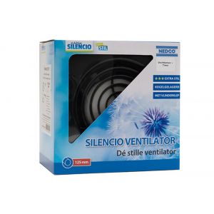 Silencio ventilator axiaal badkamer-toiletventilator Silencio 125TH 61401301