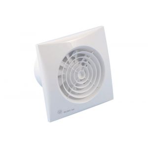 Silent ventilator axiaal badkamer-toiletventilator SILENT 200 CRZ kunststof wit 61402500