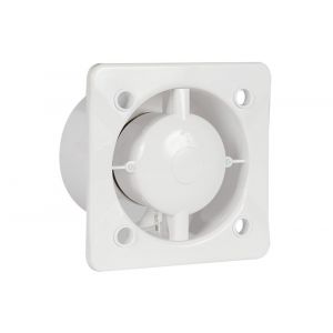 Nedco ventilator axiaal badkamer-toiletventilator AW 100H met ingebouwde vochtsensor wit 61500400