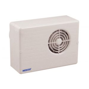 Nedco ventilator centrifugaal badkamer-toiletventilator CF 200 T ABS kunststof wit 61805600