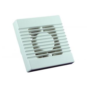 Nedco ventilator axiaal badkamer-toiletventilator EF 100 T ABS kunststof wit 61809200