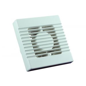 Nedco ventilator axiaal badkamer-toiletventilator EF 100 VT ABS kunststof wit 61809300