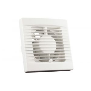 Nedco ventilator axiaal badkamer-toiletventilator EF 120 T ABS kunststof wit 61809600