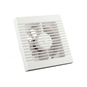 Nedco ventilator axiaal badkamer-toiletventilator EF 150 ABS kunststof wit 61809800