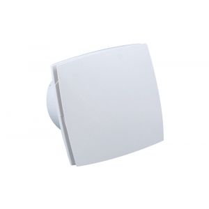 Eurovent ventilator axiaal badkamer-toiletventilator LD 100 ABS kunststof front wit 61900100