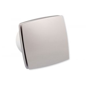 Eurovent ventilator axiaal badkamer-toiletventilator LDT 100 ABS kunststof front aluminium 61900227