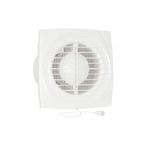 Eurovent ventilator axiaal badkamer-toiletventilator DV 100 ABS kunststof wit 61900600