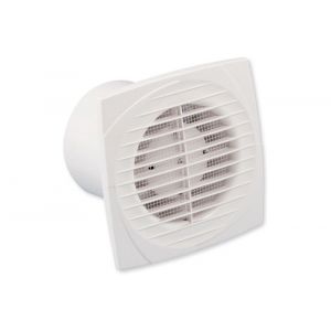 Eurovent ventilator axiaal badkamer-toiletventilator DT 100 ABS kunststof wit 61900700