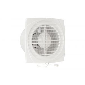 Eurovent ventilator axiaal badkamer-toiletventilator DV 125 ABS kunststof wit 61901100