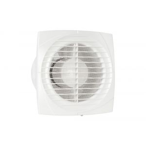 Eurovent ventilator axiaal badkamer-toiletventilator DT 125 ABS kunststof wit 61901200