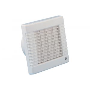 Eurovent ventilator axiaal badkamer-keukenventilator MA 150 ABS kunststof wit 61903300