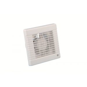 Eurovent ventilator axiaal badkamer-keukenventilator MTH 150 ABS kunststof wit 61904800