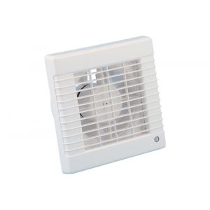 Eurovent ventilator axiaal badkamer-toiletventilator M1 125 ABS kunststof wit 61905400