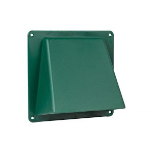 Nedco ventilatie gevelklep diameter 100 mm PS kunststof groen 62500104
