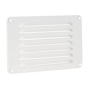 Nedco ventilatie schoepenrooster 220x150 mm aluminium wit 62900600S