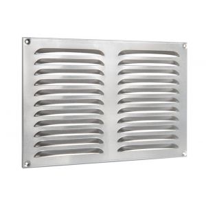 Nedco ventilatie schoepenrooster 320x220 mm aluminium 62901807