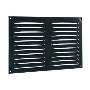 Nedco ventilatie schoepenrooster 320x220 mm aluminium antraciet 62901825