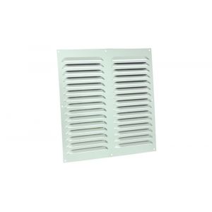 Nedco ventilatie schoepenrooster vlak model 300x300 mm aluminium 62902207V