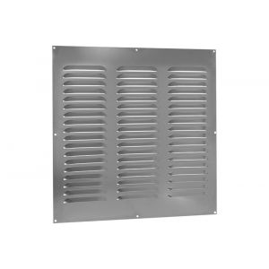 Nedco ventilatie schoepenrooster vlak model 500x500 mm aluminium 62902607