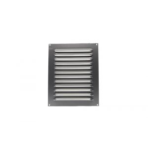 Nedco ventilatie schoepenrooster vlak model 200x250 mm aluminium 62903007V