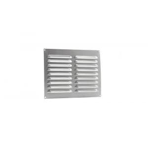 Nedco ventilatie schoepenrooster vlak model 250x200 mm aluminium 62903107