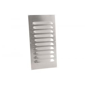 Nedco ventilatie schoepenrooster vlak model 250x450 mm aluminium 62903807