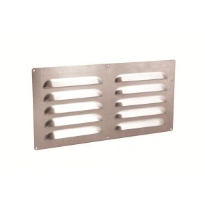 Nedco ventilatie schoepenrooster vlak model 500x200 mm aluminium 62904007