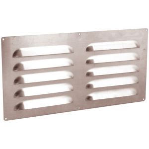 Nedco ventilatie schoepenrooster vlak model 500x250 mm aluminium 62904107