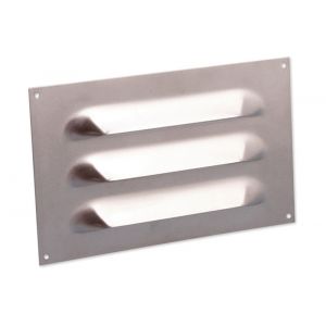 Nedco ventilatie Bold Line schoepenrooster vlak model 250x150 mm aluminium 62904607