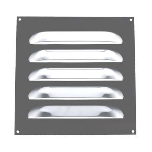 Nedco ventilatie Bold Line schoepenrooster vlak model 250x250 mm aluminium 62904807V