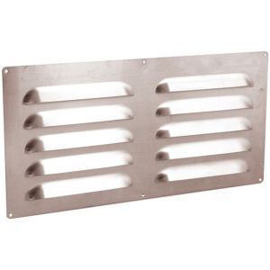 Nedco ventilatie Bold Line schoepenrooster vlak model 500x250 mm aluminium 62905707