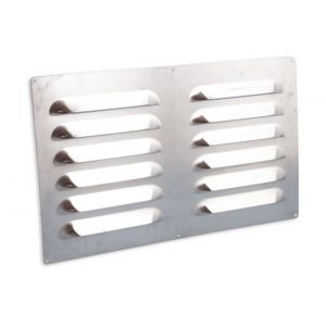 Nedco ventilatie Bold Line schoepenrooster vlak model 500x300 mm aluminium 62905807