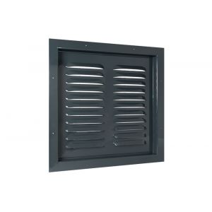 Nedco ventilatie Heavy Bold rooster 615x615 mm inbouw antracietgrijs RAL 7016 62906425