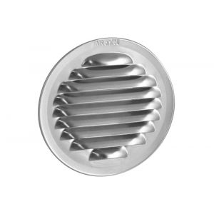 Nedco ventilatie schoepenrooster diameter 80 mm aluminium 62907507