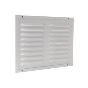 Nedco ventilatie kaderrooster 200x250 mm aluminium aluminium RAL 9006 62908607