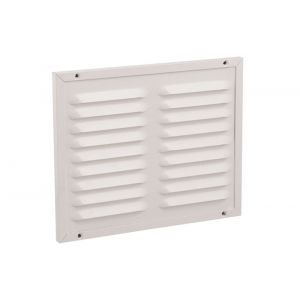 Nedco ventilatie kaderrooster 300x250 mm aluminium wit 62908900