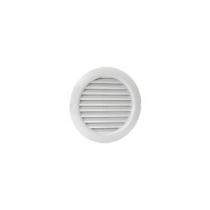 Nedco ventilatie rond schoepenrooster diameter 150 mm PS kunststof grijs 63001705