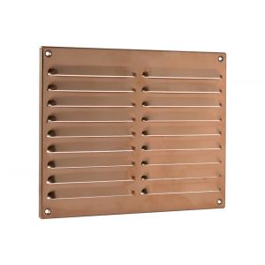 Nedco ventilatie schoepenrooster 250x200 mm roodkoper 63101210