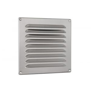 Nedco ventilatie schoepenrooster 150x150 mm RVS 63200111