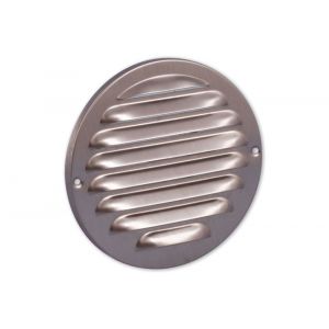 Nedco ventilatie schoepenrooster diameter 140 mm RVS 63202111S