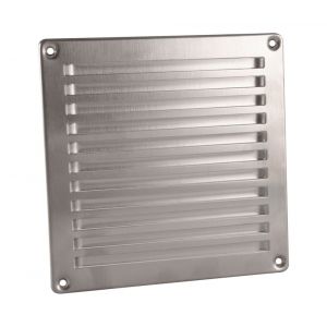 Nedco ventilatie ventilatierooster 160x160 mm RVS 63202711